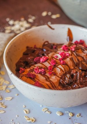 Una foto de Porridge de chocolate
