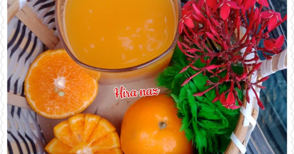 Fresh Orange Juice Recipe By Hira Naz Cookpad