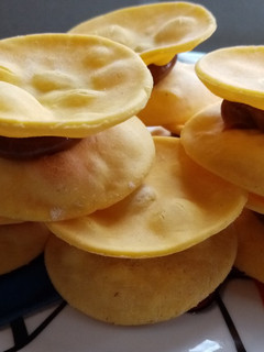 Una foto de Alfajores de manjar