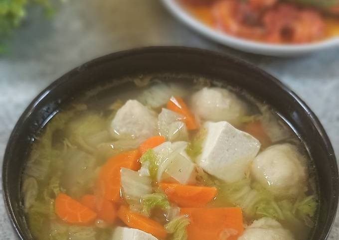 Sop Sayur Bakso Tahu