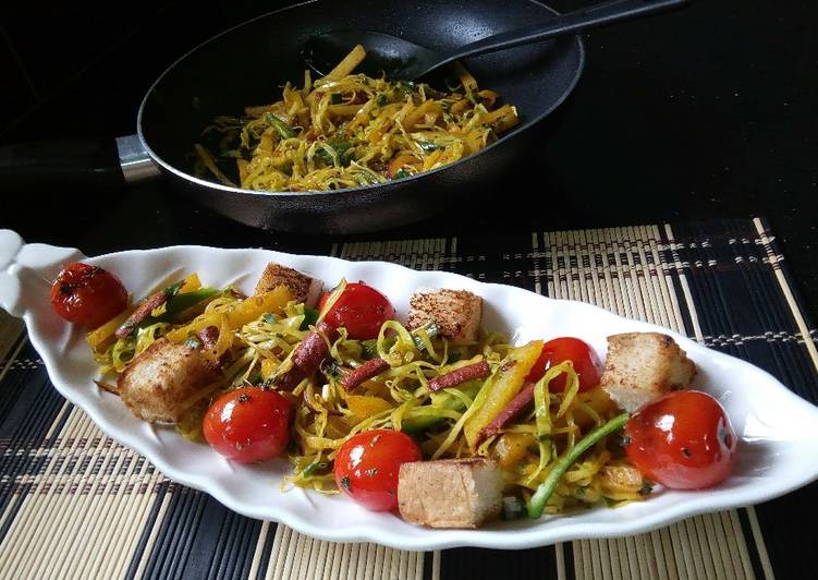 Simple Way to Make Super Quick Homemade Cabbage with Cinnamon#foodphotographychallenge