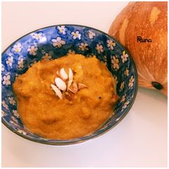 A picture of Red Pumpkin Halwa.