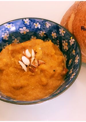 A picture of Red Pumpkin Halwa.