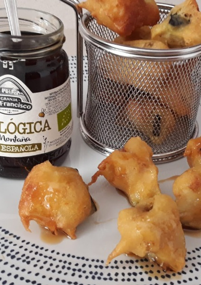 Una foto de Buñuelos de berenjena