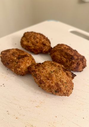 A picture of Homemade Air-Kissed Chicken Nuggets.