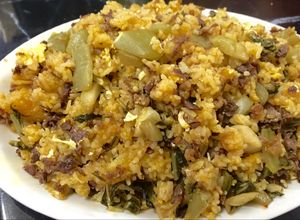 Hình của món Cơm rang dưa bò.