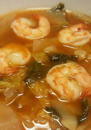 รูปของ แกงส้มผักรวมกุ้งสด