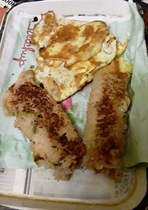 A picture of Bread Omelette Roll.