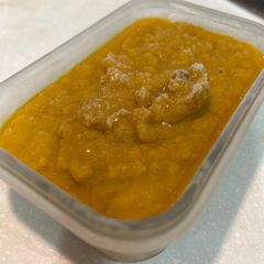 A picture of Ginger carrot soup.
