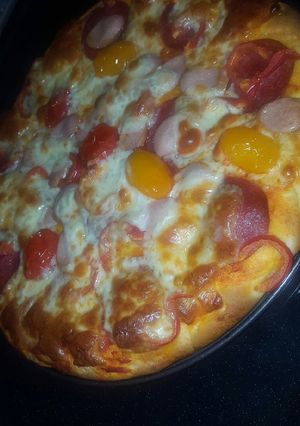 O poză a rețetei Pizza de casă.