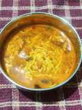 Sev Tamata with Garlic