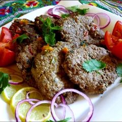 A picture of Chapli kabab.