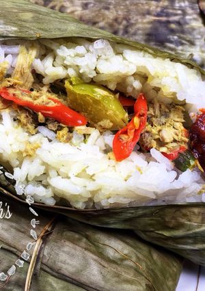 Foto resep Nasi bakar👍