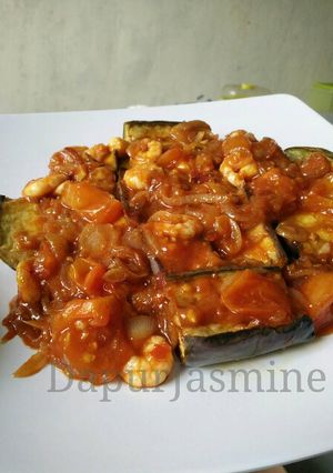 Foto resep Terong Udang Pedas Manis Asam Gurih