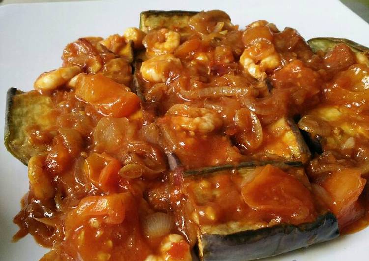 Resep Terong Udang Pedas Manis Asam Gurih yang Lezat Sekali