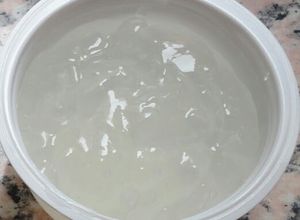 Una foto de Gel de Brillo casero