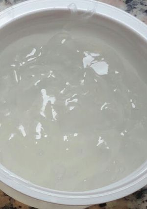 Una foto de Gel de Brillo casero