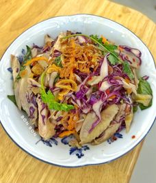 nộm bắp cải tím