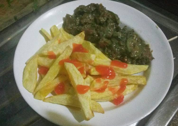 Wet Fry Meat# My mum's Recipe#