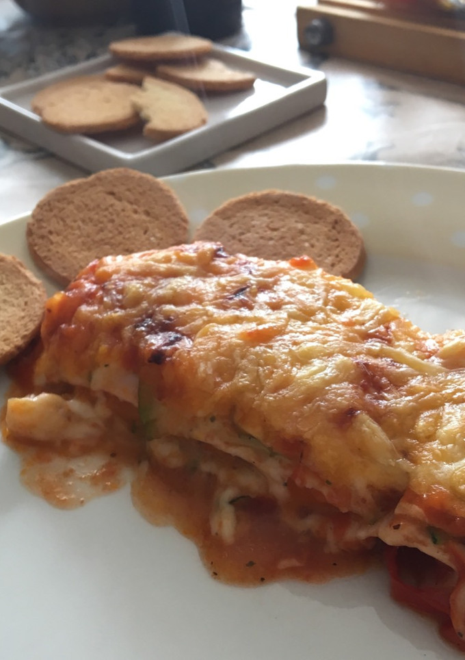 Una foto de Lasaña de verduras