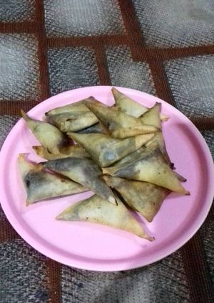 Foto resep Samosa coklat ubi 😁