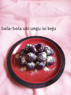 Foto resep 293.Bola-Bola Ubi Ungu Isi Keju