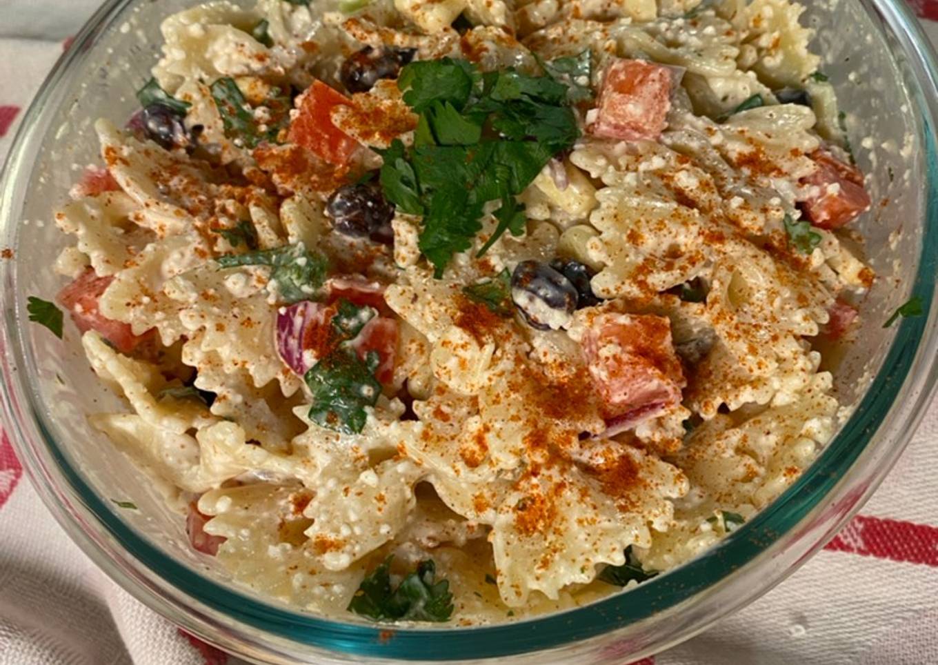 Chef Miguel’s Creamy Spicy Mexican Pasta Salad