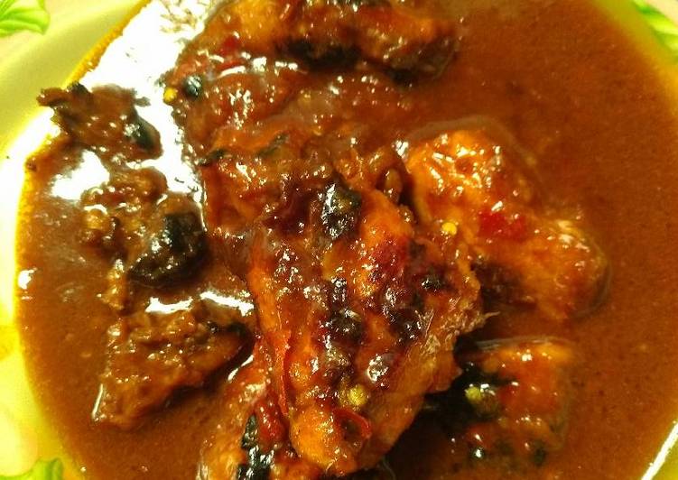 Ayam panggang kuah
