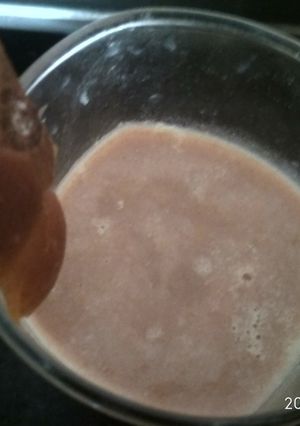 A picture of Chikoo milkshake.