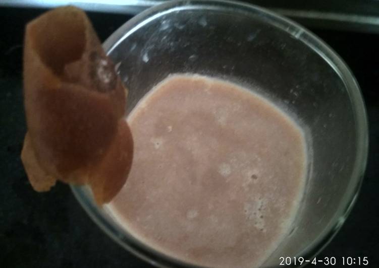 How to Prepare Chikoo milkshake