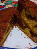 Budín marmolado