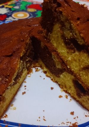Una foto de Budín marmolado