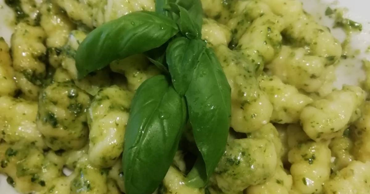 Ricetta Gnocchetti Sardi Malloreddus Al Pesto Di Basilico Di Maria