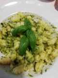 Malloreddus (Sardinian Gnocchetti) with Basil Pesto