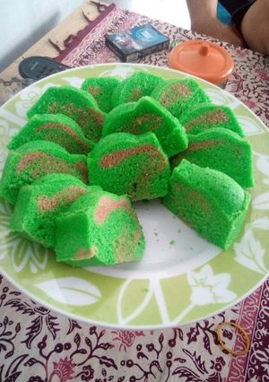 Foto resep Bolu kukus pandan mudah