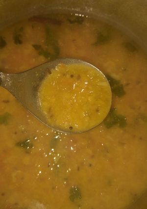 A picture of Tomato daal.