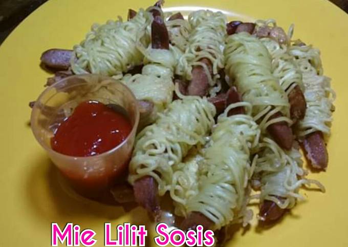 Resep Mie Lilit Sosis Ak Sosis Selimut Kehangatan Oleh Icha Annisa