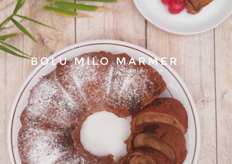 Resep Bolu Milo Marmer yang Lezat Sekali