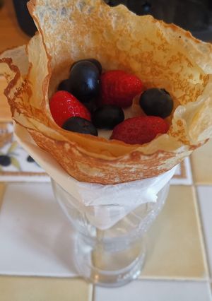 Une photo de Crêpe en Cornet