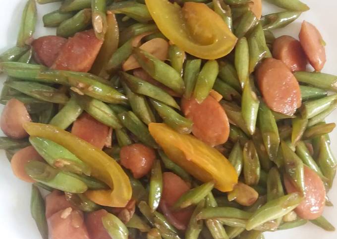 Resep Tumis Buncis Sosis Anti Gagal