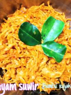 Foto resep Ayam suwir bumbu rujak