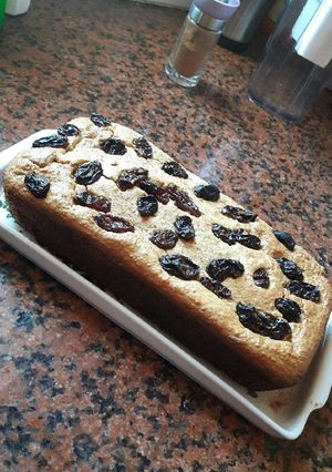 Una foto de Budín de avena y banana