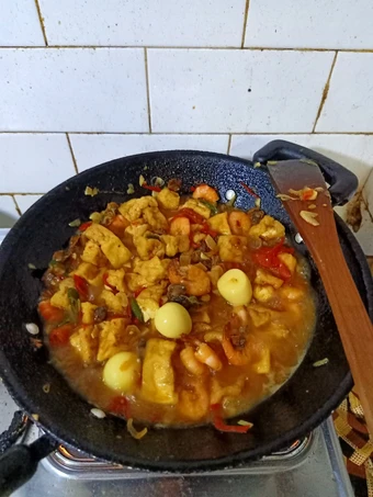 Langkah Gampang Membikin Resep Oseng campur kerang,udang,telur puyuh,tahu,tempe yang Bikin Ngiler Anti Ribet, Sempurna