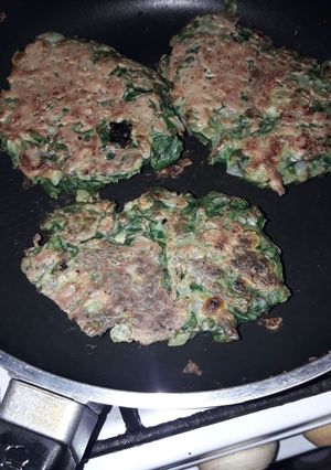 Una foto de Croquetas de espinaca con semillas