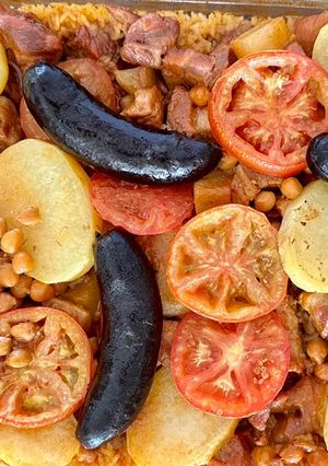 Una foto de Arroz paseado (arroz al horno)