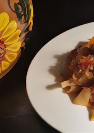 Une photo de Chou au confit de canard
