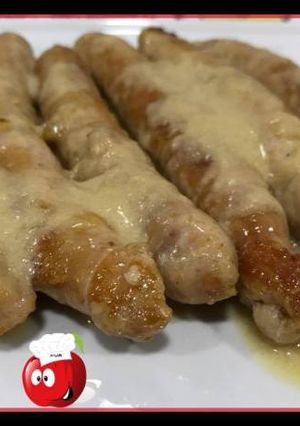 A picture of Chicken Sausages in White Wine (Slow Cooker).