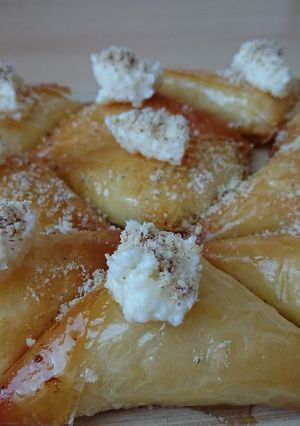 صورة لوصفة وربات بالقشطة☺😋😋