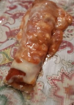 Una foto de Canelones de carne