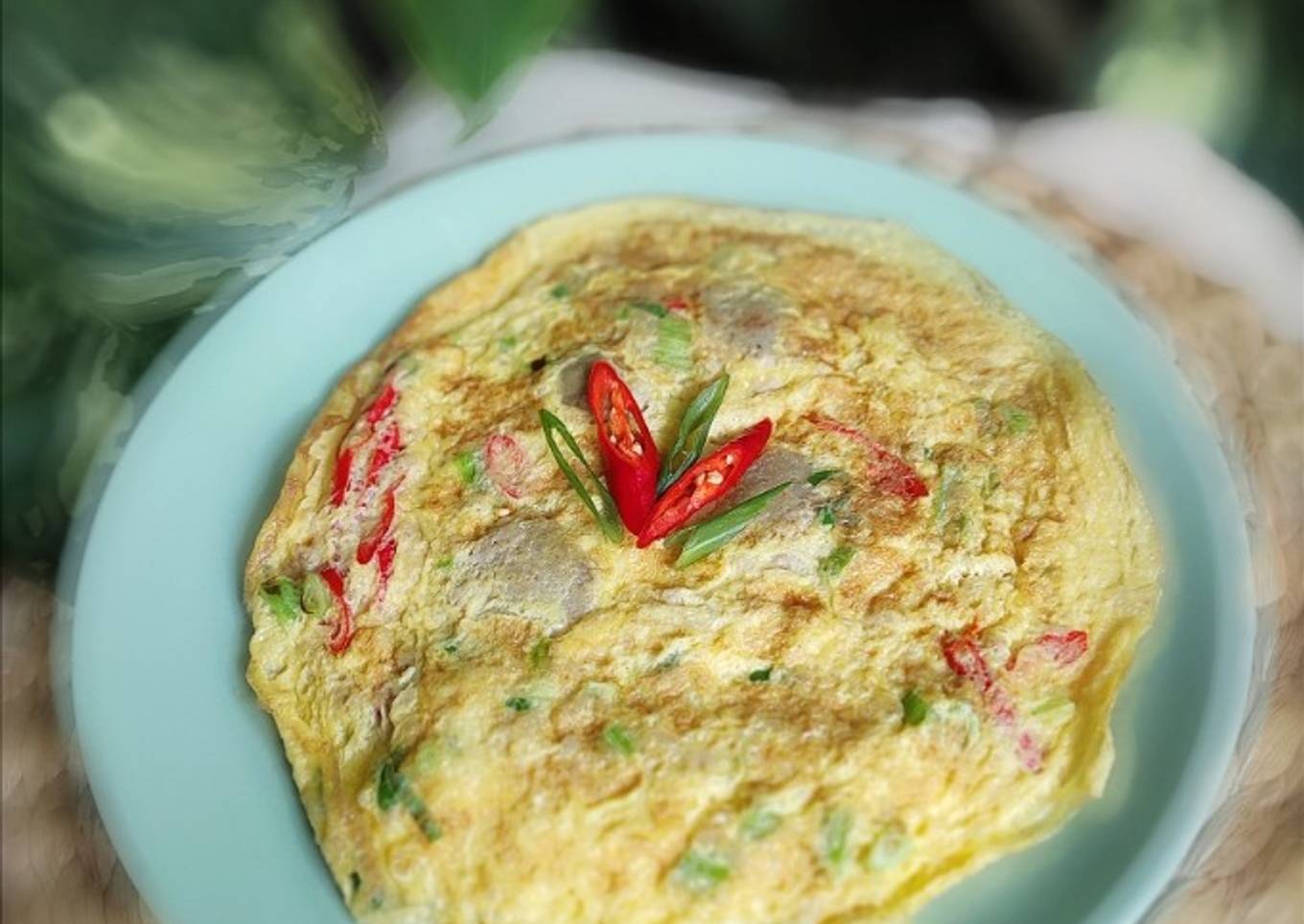 Telur Dadar Bakso Outmeal